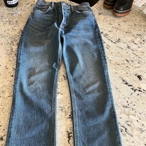 NWOT Agolde size 24 straight cut denim